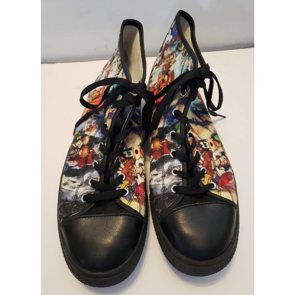 Mens High Top Sneakers Kingdom Hearts 2 Print Design Size 11 - Picture 2 of 8